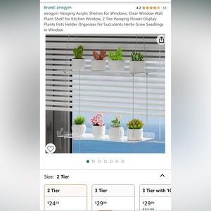 Plant 🪴 window tier shelf